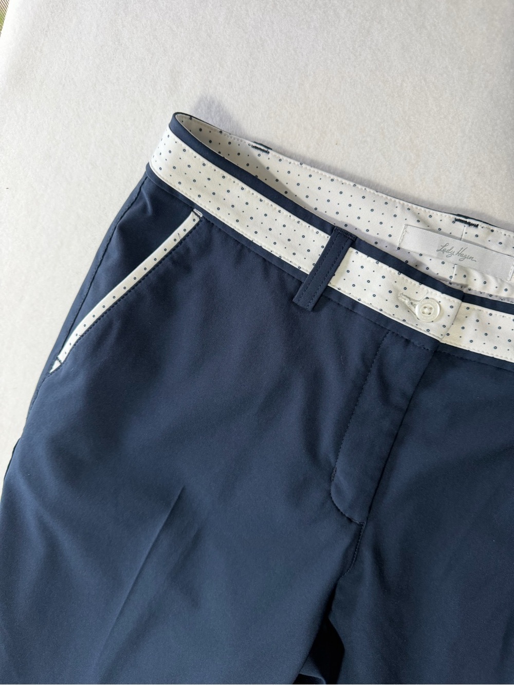 Lady Hagen Navy Golf Pants Women’s Size 2 Performance Stretch Slim Fit - Picture 4 of 8